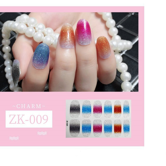 Finger Full Oil Film Manicure Implement Nail Stickers