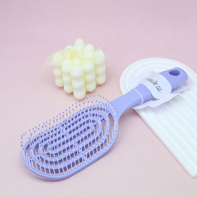 Brosses et peignes à cheveux bouclés avec ventilation supérieure et tête de mort haute et duveteuse