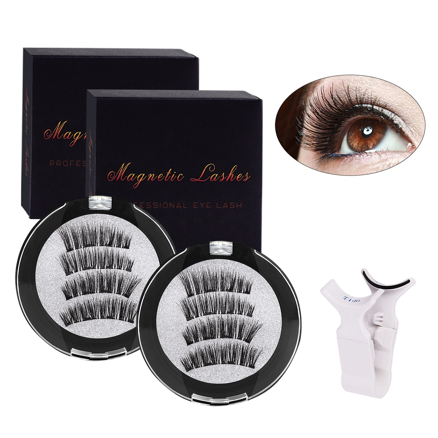 Versatile Magnetic Eyelashes Wearing Natural Thick False Lashes