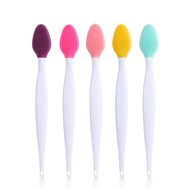 Brosse à nez double face pour nettoyage du visage, accessoires de maquillage