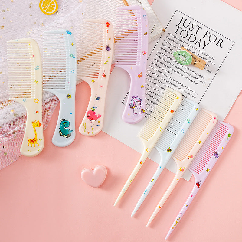 Brosses et peignes à cheveux portables pour enfants, mignons, dessin animé, pour la maison