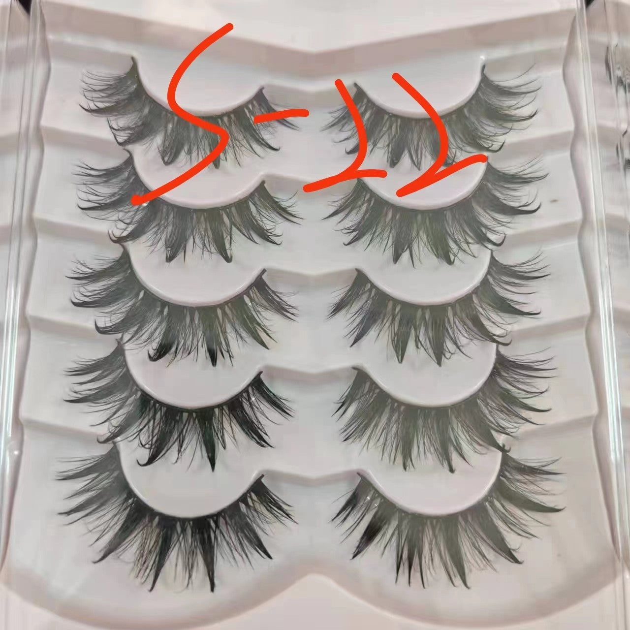 Graceful Durable Elegant Wet Eyelashes Thick False Lashes