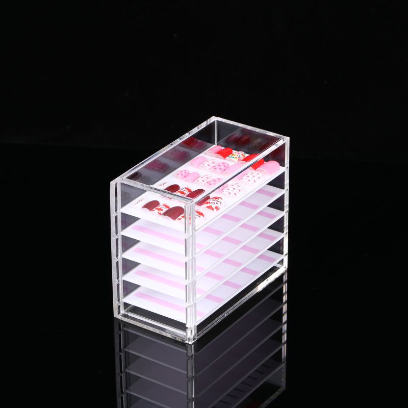 Handmade Wear Display Box Deposit Transparent Nail Tool Set