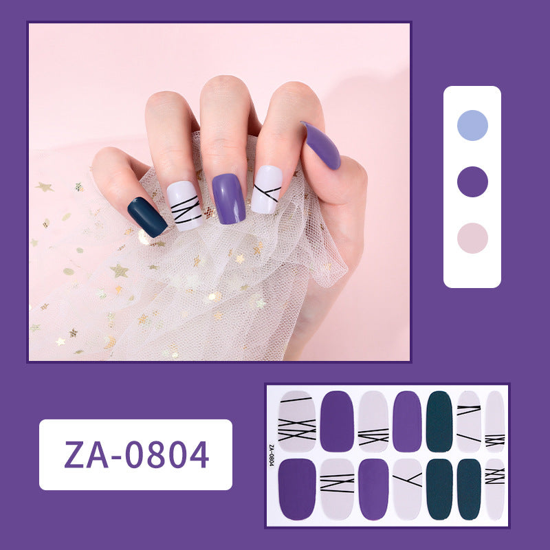 Full Oil Film Hand Manicure Implement Nail Stickers