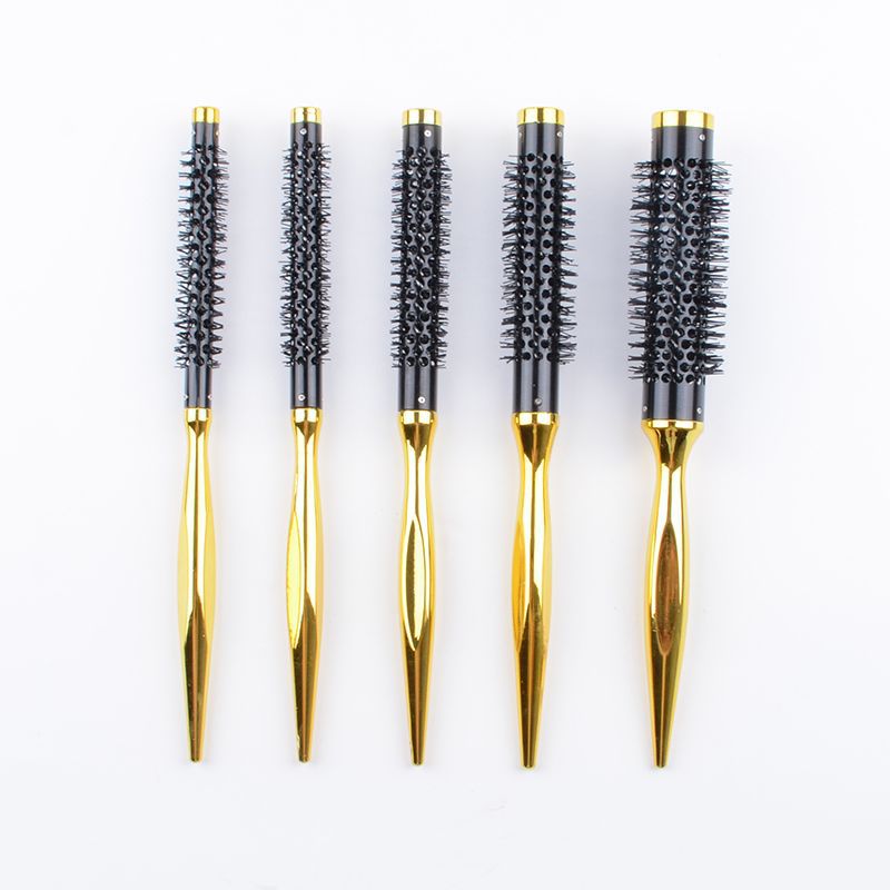 Aluminum Tube Rolling Saloon Dedicated Straight Roll Shape Hair Brushes & Combs