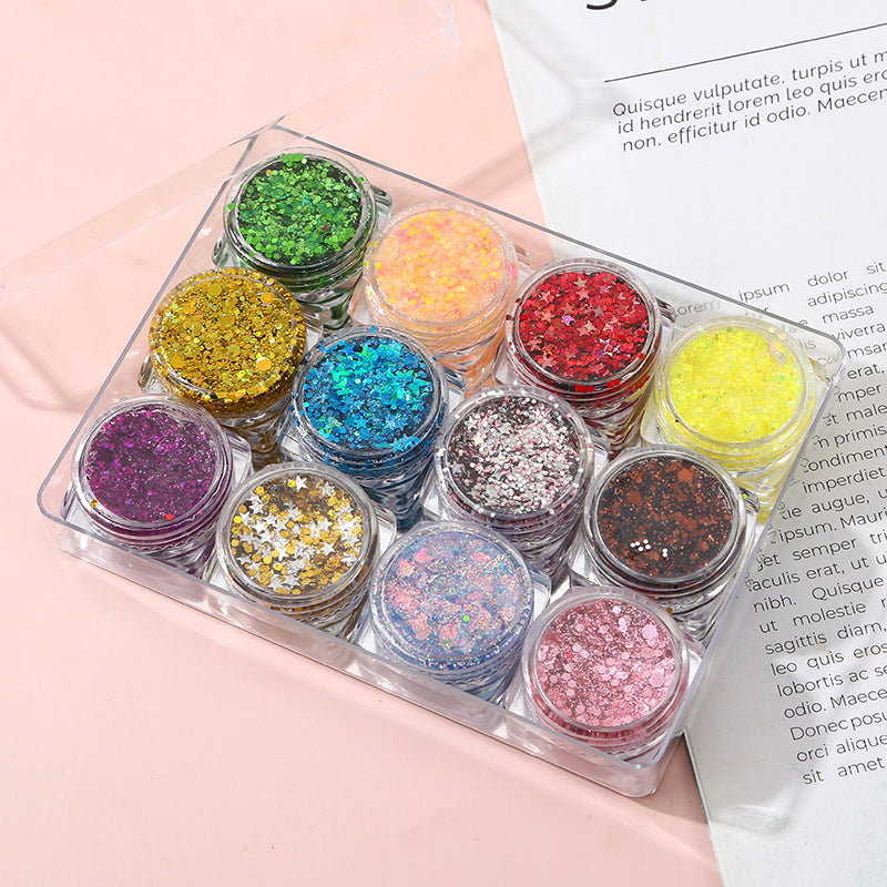 Pack Paillettes Gel Ombre à Paupières Brillant pour Enfants