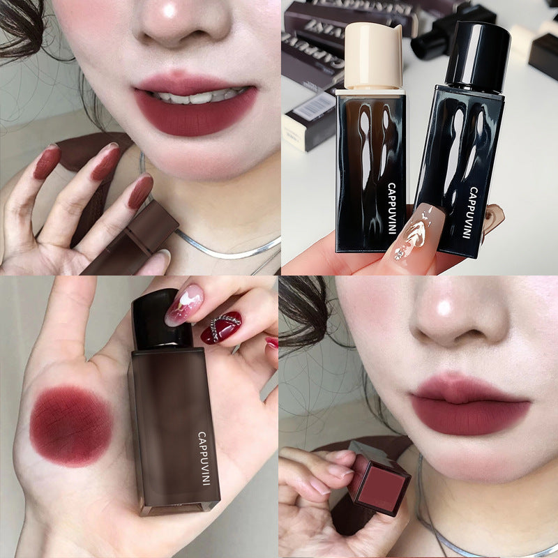 Amber Lacquer Pseudo Plain White Matte Lip Glosses