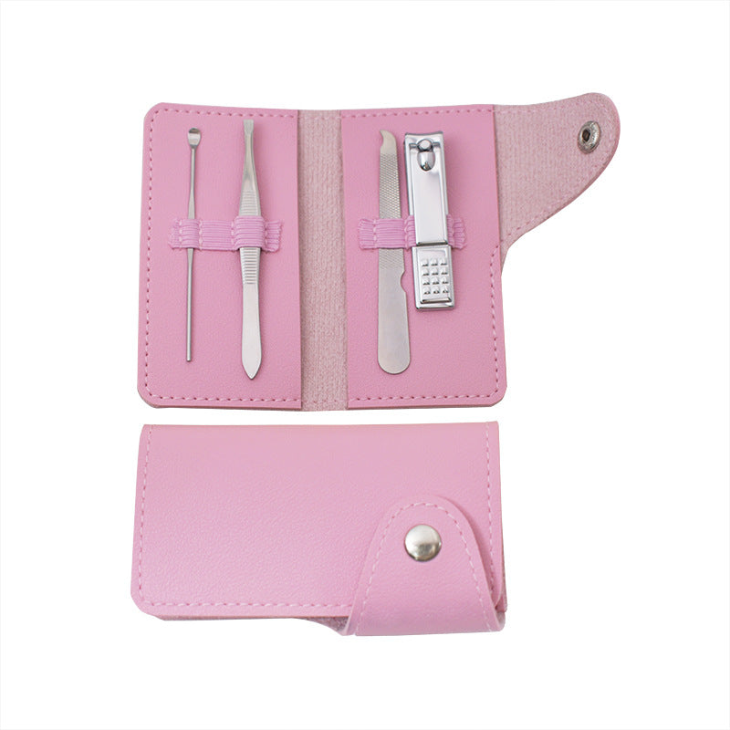 Ensemble de mini-outils de manucure pour ongles avec ciseaux en acier et coupe-ongles