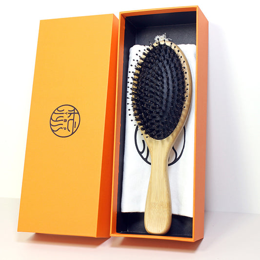 Massage Bamboo Nylon Tooth Grease Removing Air Cushion Hair Brushes & Combs