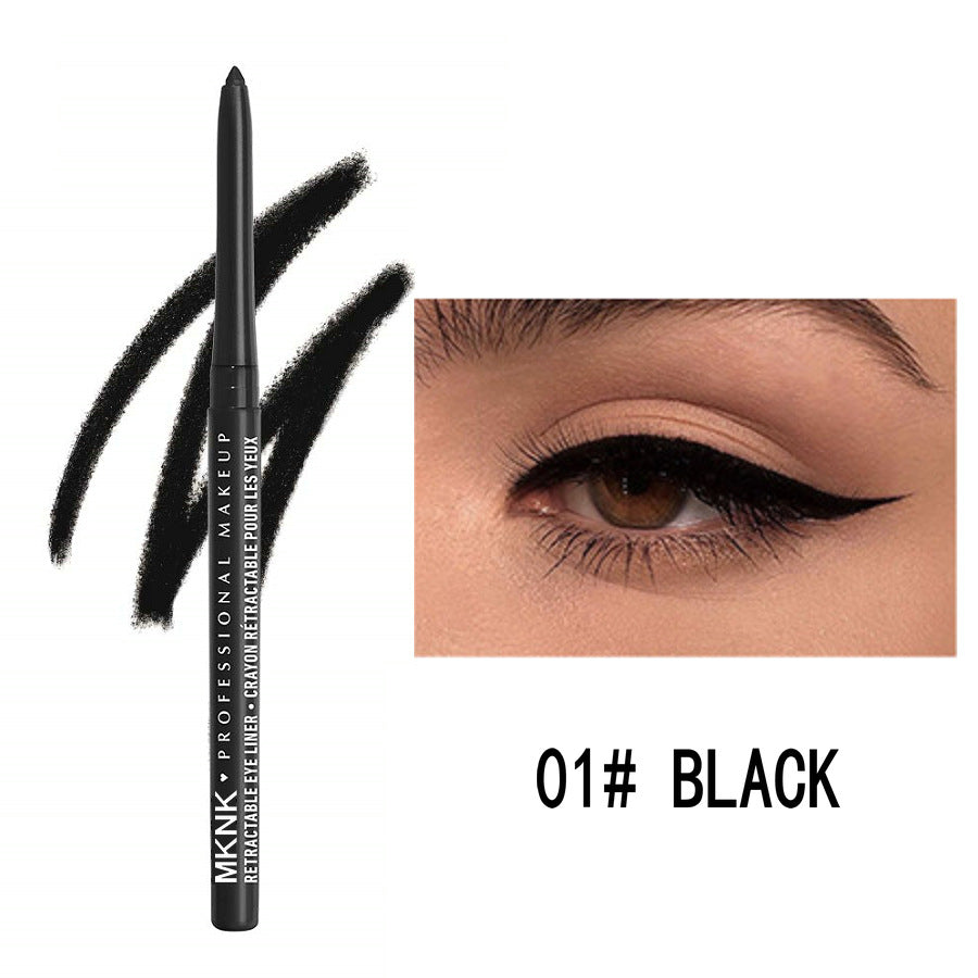 Eyeliner crémeux en gel rétractable automatique pour ver à soie