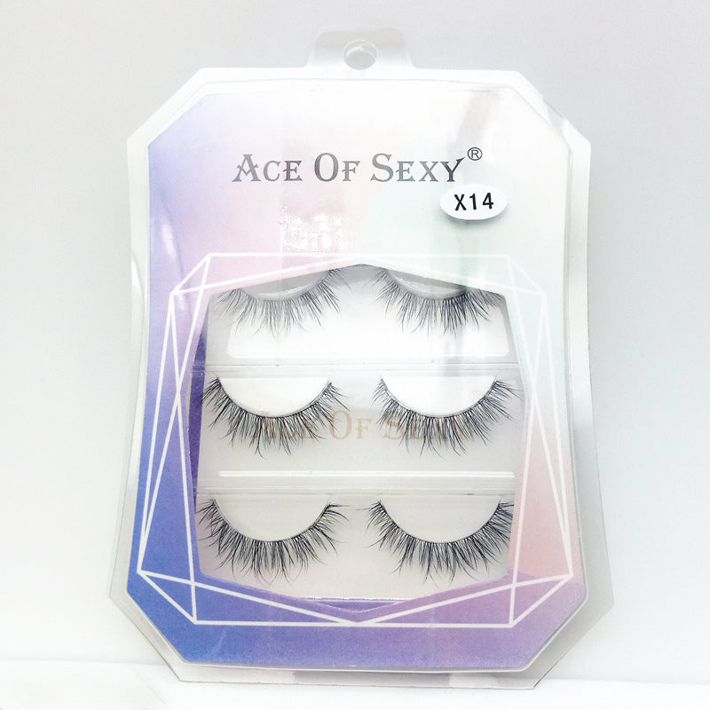 Natural Curling Woven Light Fine Stem False Lashes