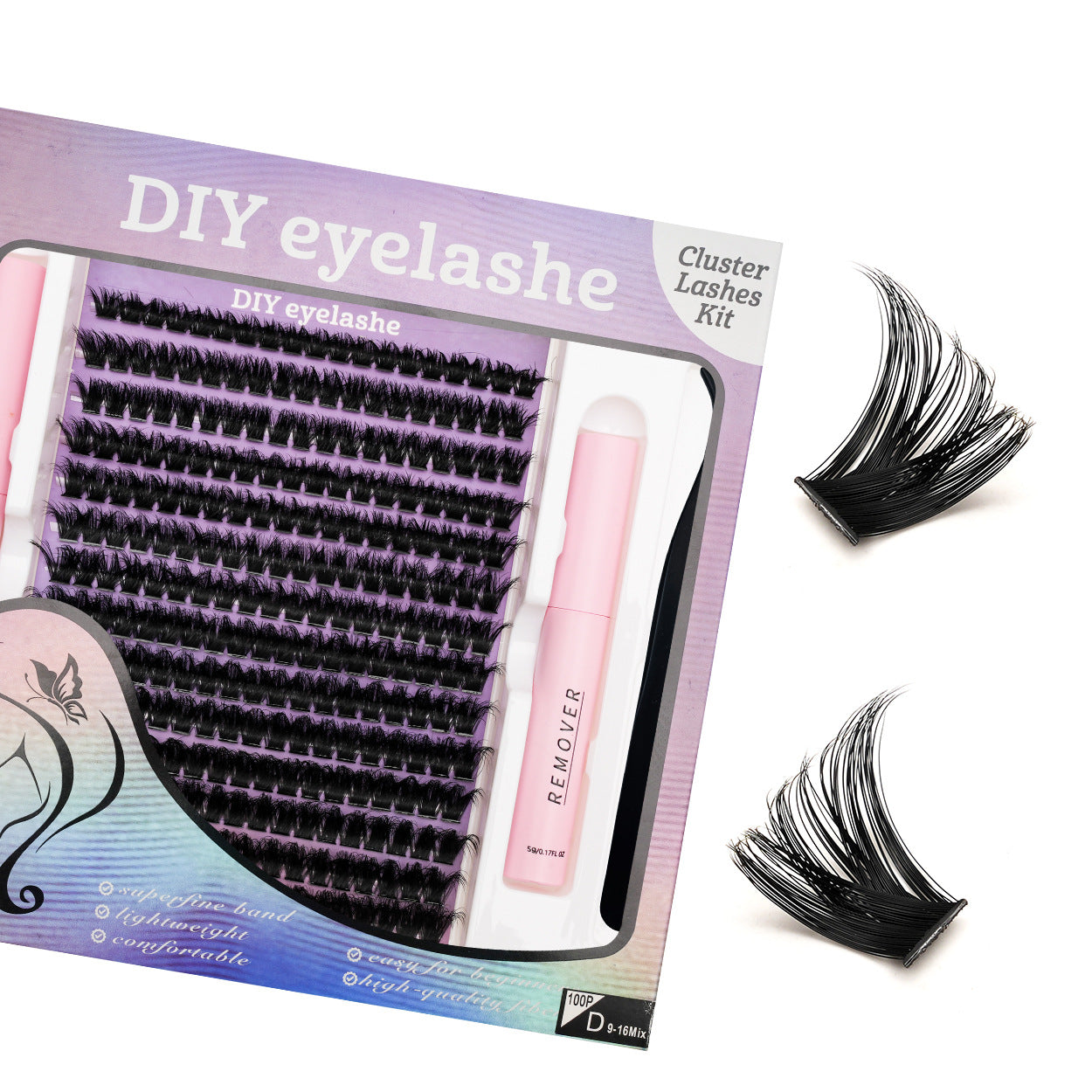 Eyelashes Fly Fluffy Qu Hot Melt False Lashes