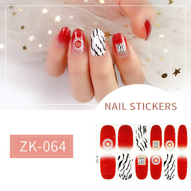 Finger Full Oil Film Manicure Implement Nail Stickers