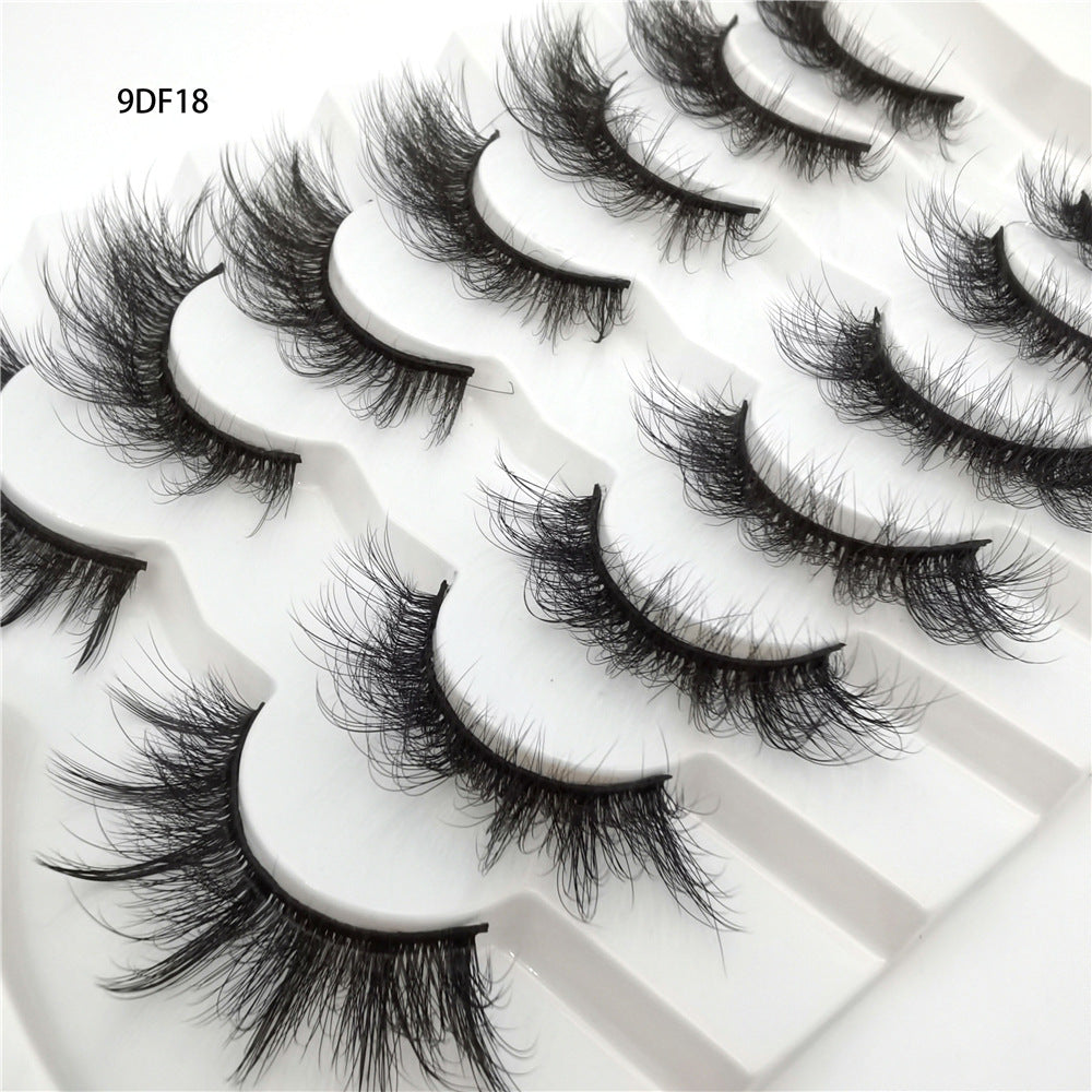 Eyelash Russian Fried Eyelashes Messy Curly Fluffy Pairs Chemical False Lashes