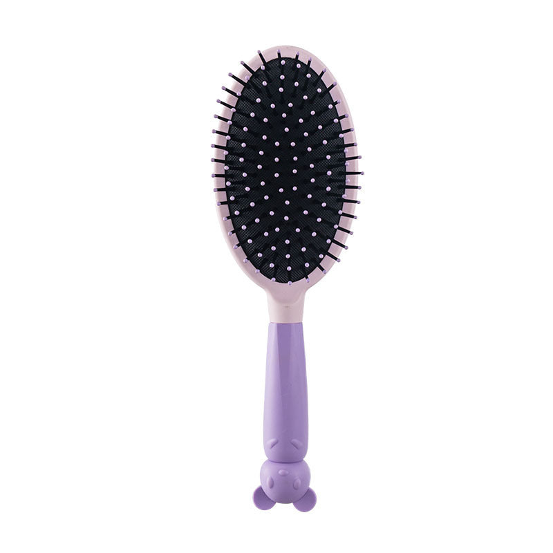 Brosses et peignes à cheveux pour femmes avec coussin d'air et poignée en silicone adorables