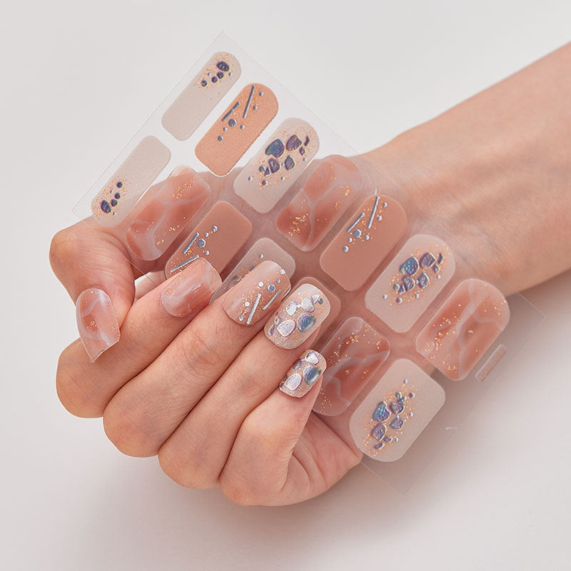 Source Technology Laser Gilding Full Priority Nail Stickers