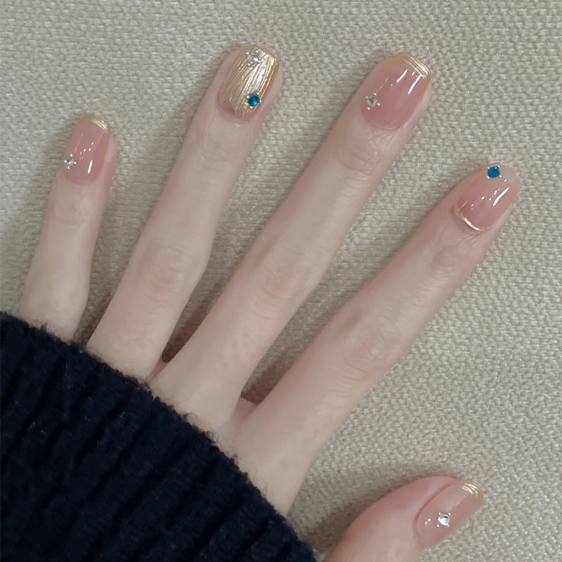 French Entry Lux Style Long Line Nail Stickers