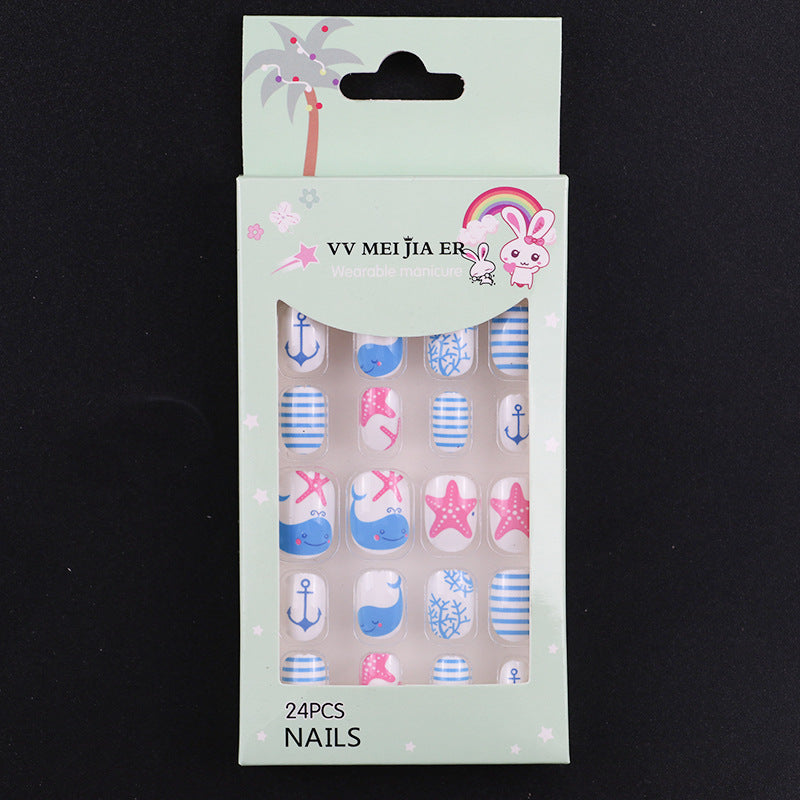 Faux ongles pour enfants en boîte Wear Armor Nail Art