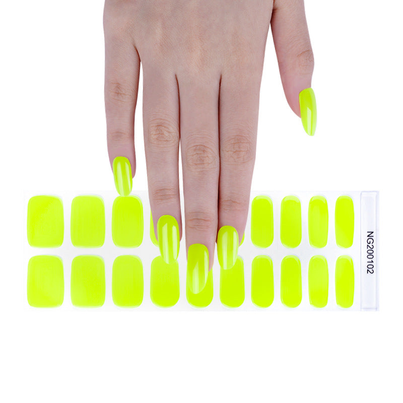 Gel Finger Therapy Light Uv Half Nail Stickers