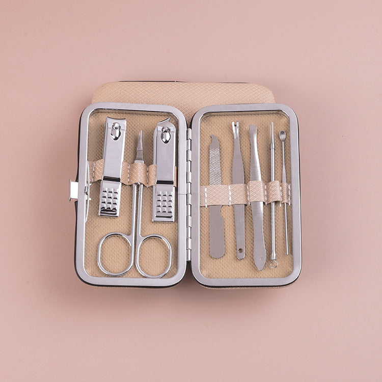 Portable Home Clippers Suit Groove Scissors Nail Tool Set