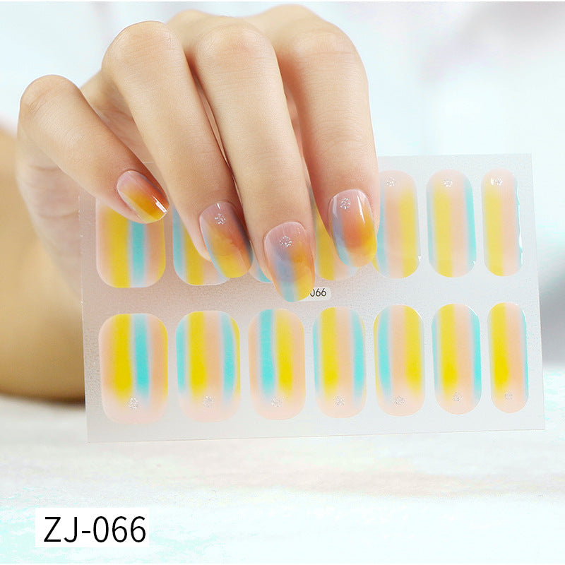 Gel Fresh Waterproof Durable Patch Removable Nail Stickers