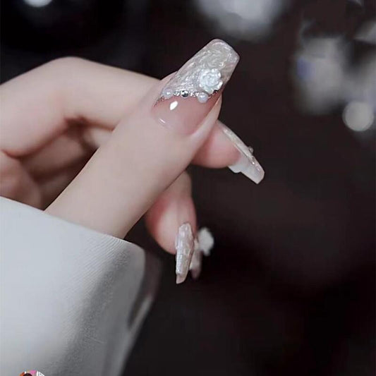 Reusable Uv Beauty Bride Handmade Manicure Nail Stickers