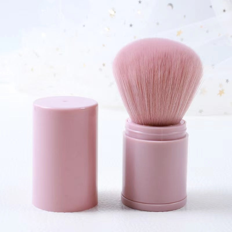 Small Black Retractable Brush Powder Beauty Makeup Accessories