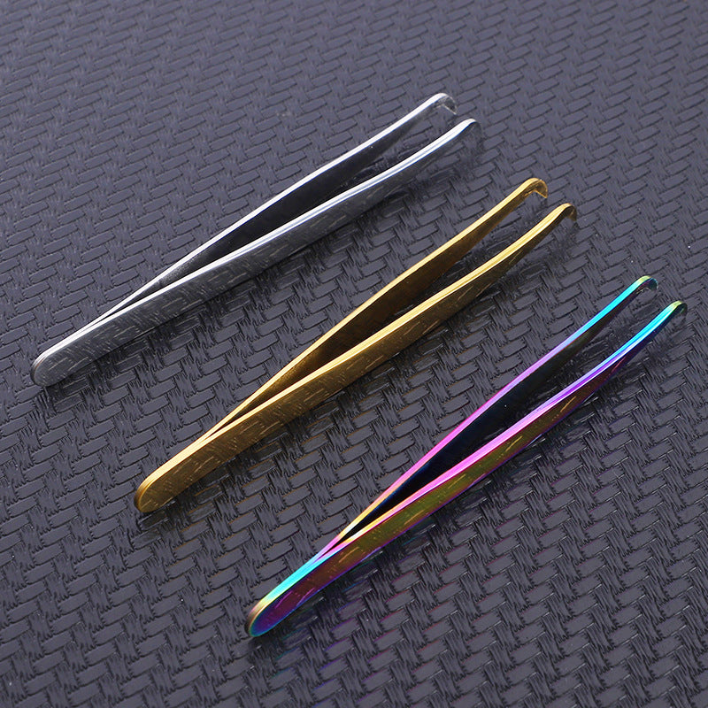 Eyelashes Grafting Eyelash Tweezers Olecranon Clip Artist Aid False Lashes