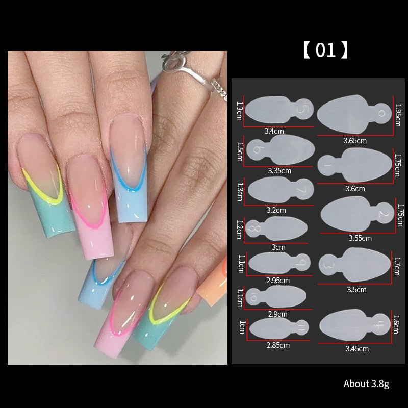 Die Sheet No Paper Tray Extension Nail Stickers