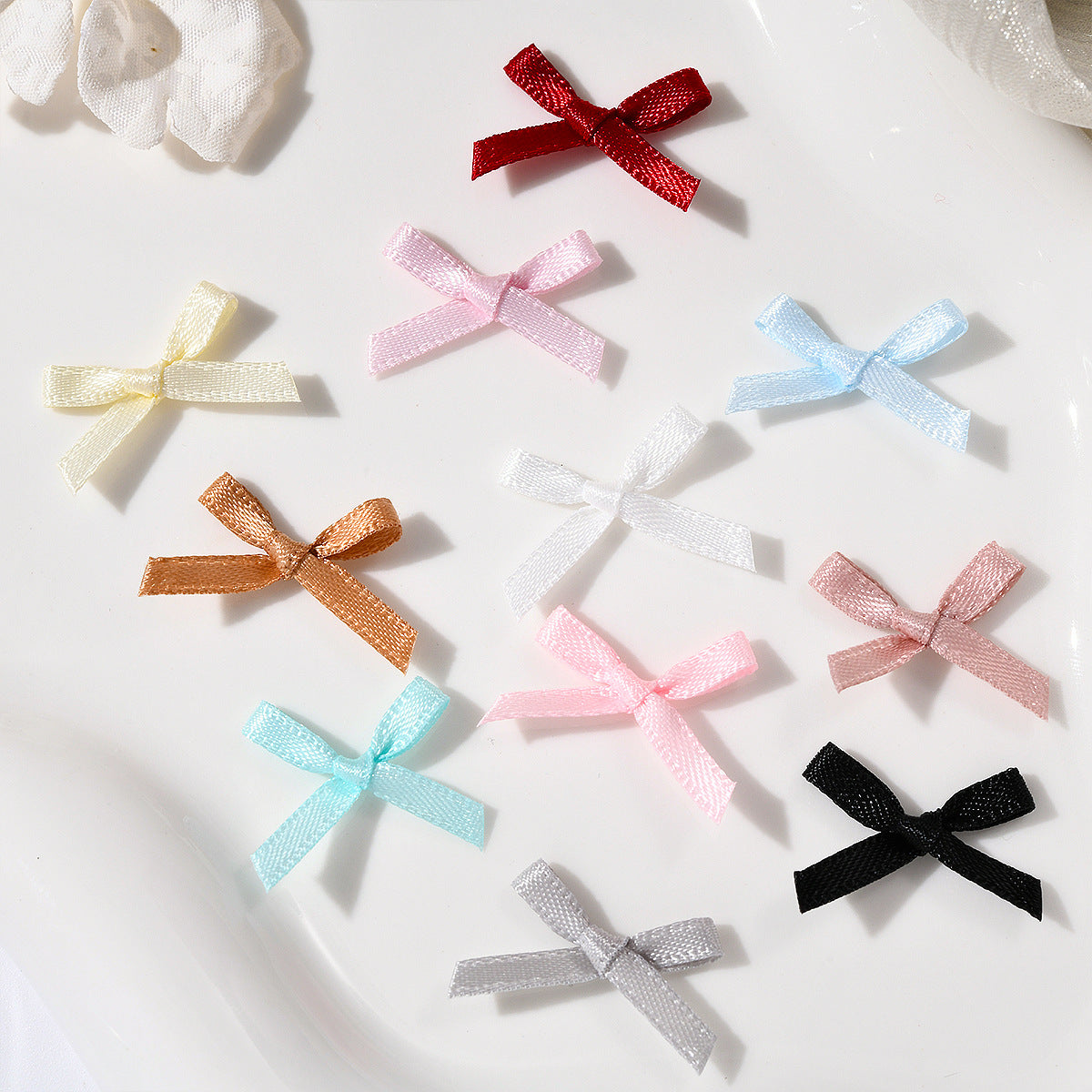 Ribbon Bow Ornament Dream Organza Ballet Nail Care Nail Art