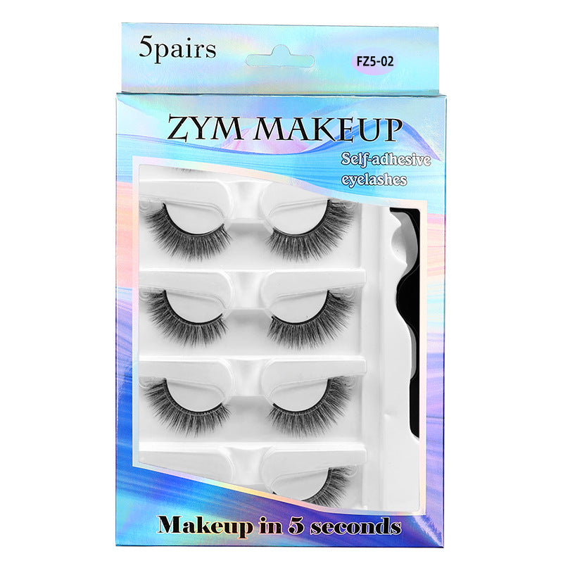 Self-adhesive Eyelashes Multiple Options Novice Adhesive False Lashes