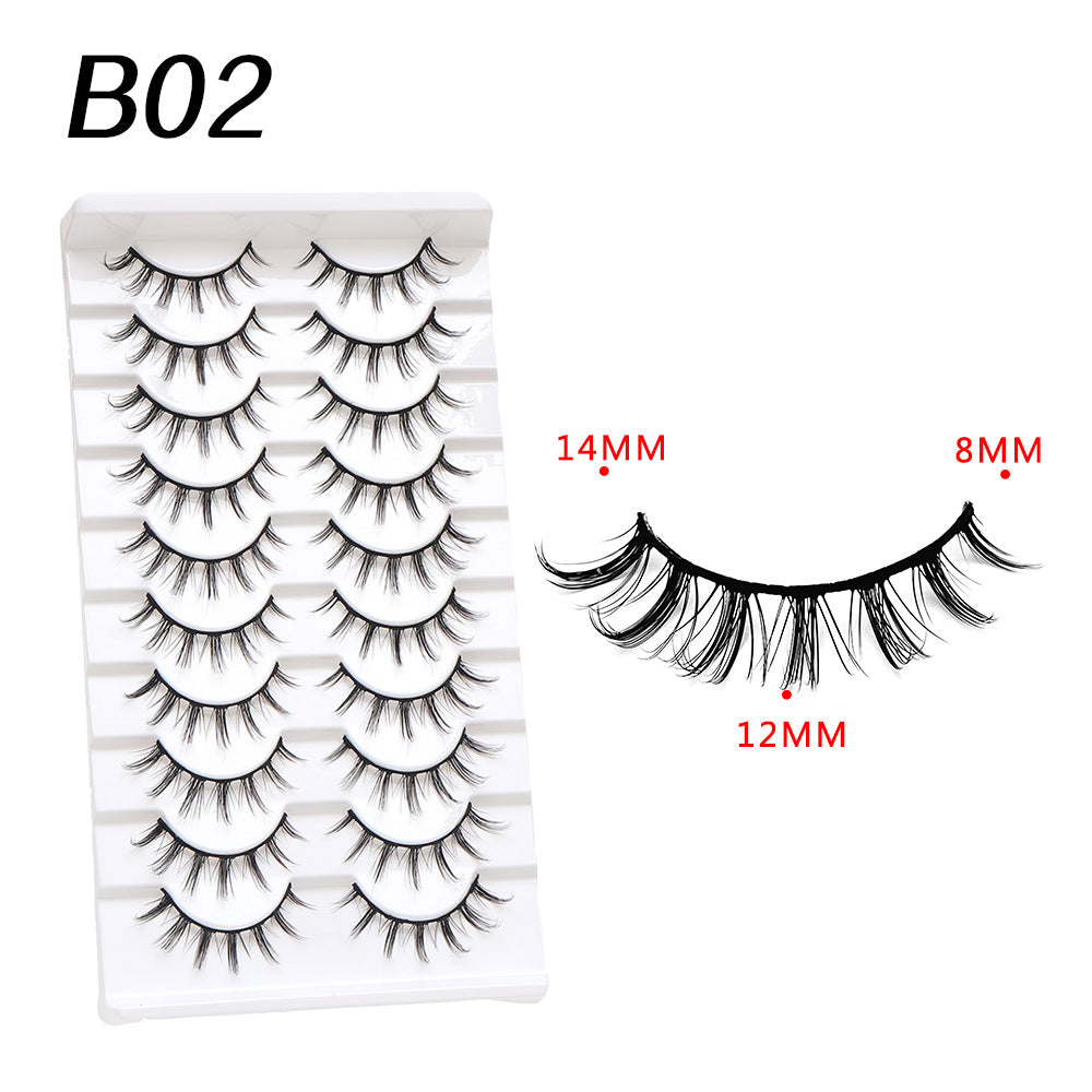 Of Little Devil Eyelashes Natural Hard False Lashes