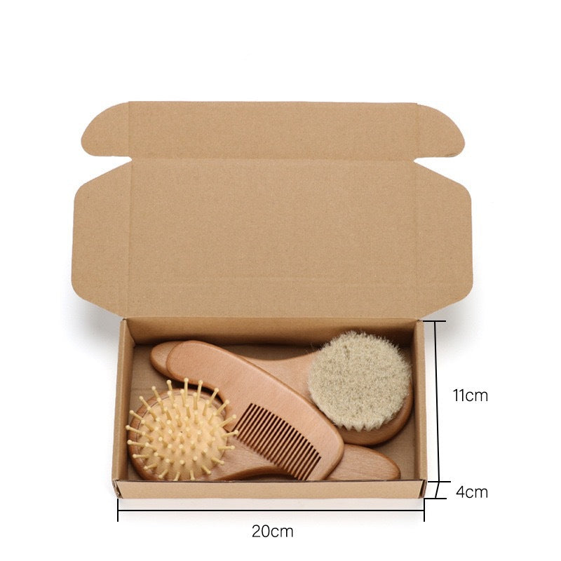 Brosse en laine Airbag Shampooing portable Brosses et peignes à cheveux doux