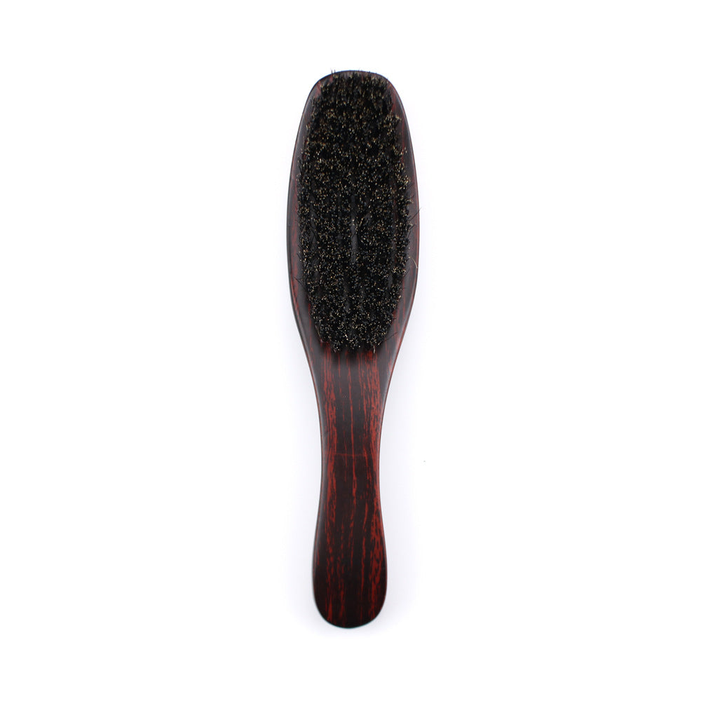 Men's Beard Brush Large Curved Bristle Mixed Nylon Oil Makeup Accessories