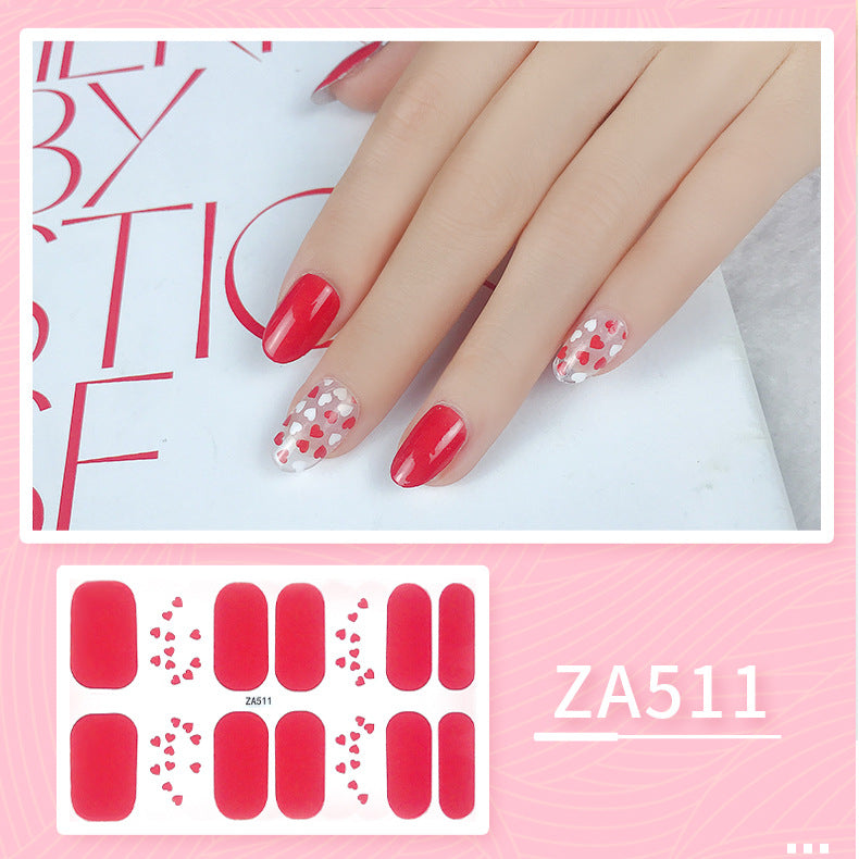 Oil Film Manicure Implement Long Lasting Waterproof Nail Stickers