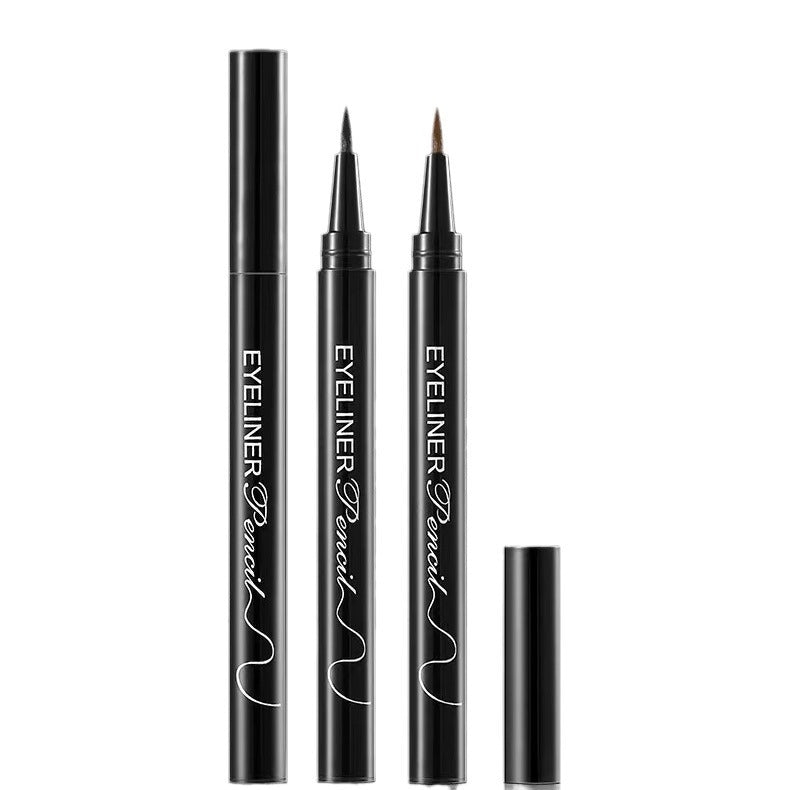 Eyeliner liquide mince et longue tenue, modelable et imperméable, en une seule pièce