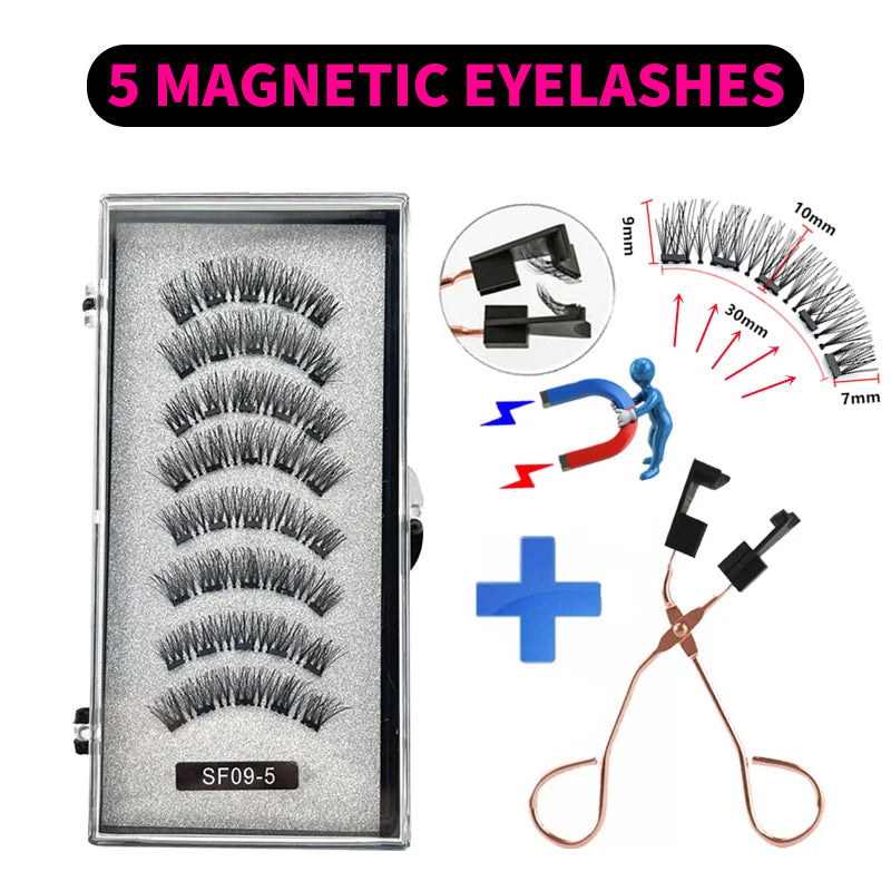 Series Magnetic Eyelashes Natural Simulation Curling False Lashes