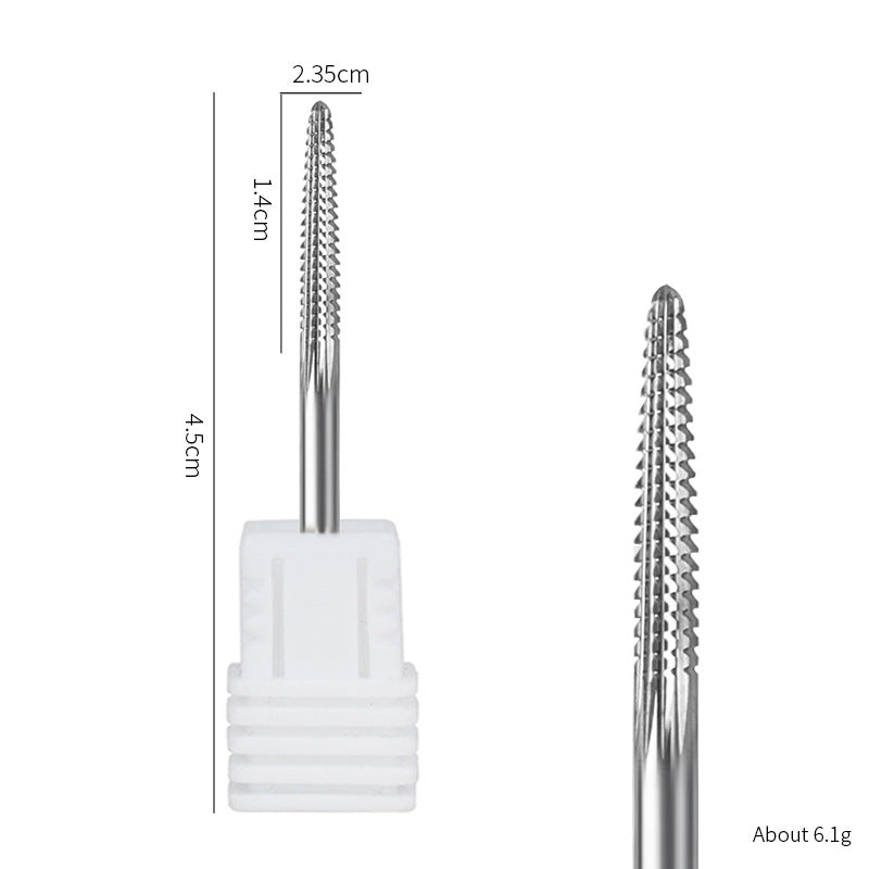 Ensemble d'outils de forage et de clouage en alliage pour machine à tête de meulage en acier