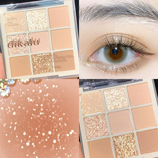 Tea Shadow Transparent Acrylic Plate Beads Matte Eyeshadow