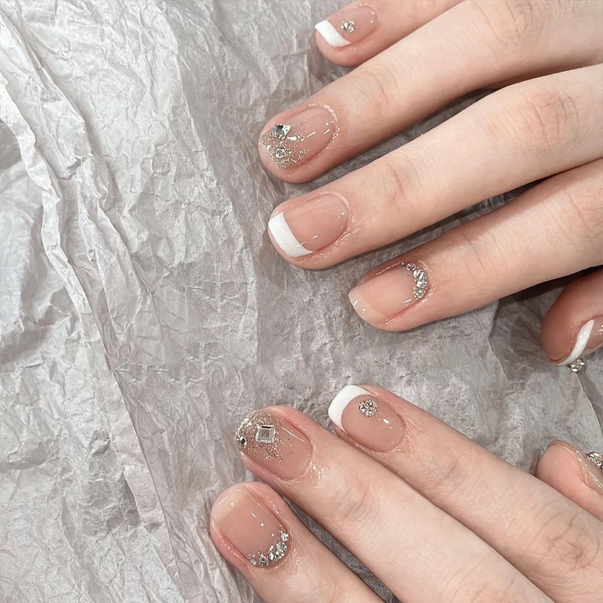 French Almond Long Water Pipe Other Nail Stickers