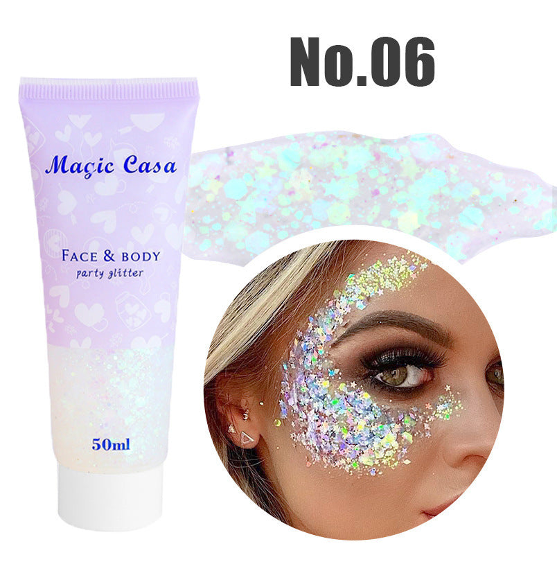 Gel Sequins Mermaid Scales Body Sequin Eyeshadow