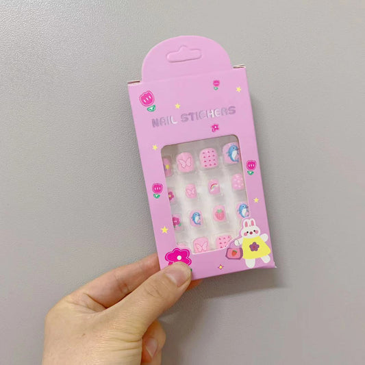 Vêtements pour enfants, bande adhésive mignonne de dessin animé, fait du nail art