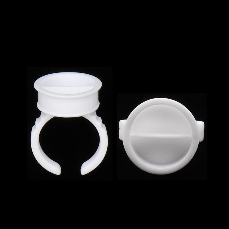 Tasse en plastique pour tatouage, broderie, greffe, cils, accessoires de maquillage