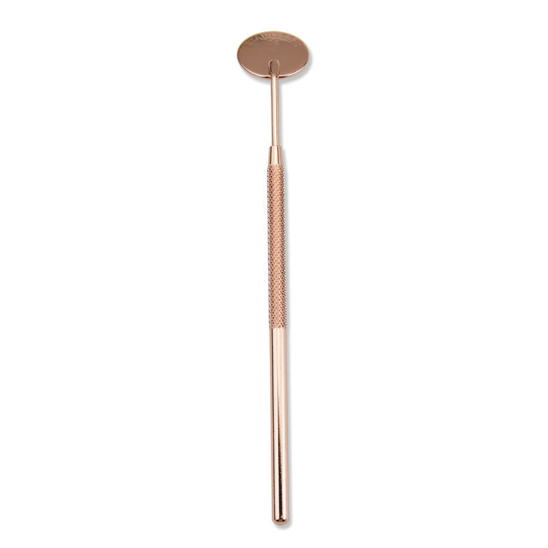 Miroir de greffe de cils Grand accessoire de maquillage cosmétique en acier inoxydable