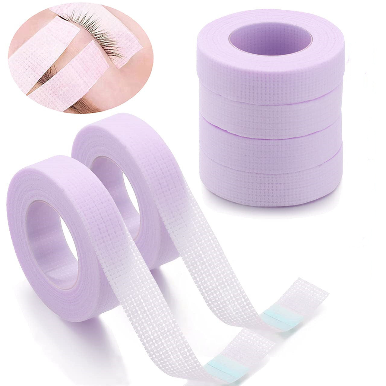 Eyelash Breathable Tape Green Adhesive With False Lashes