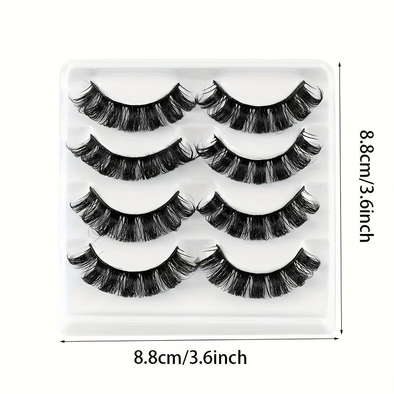 Faux cils russes Little Devil Eyelashes allongés en un seul lot