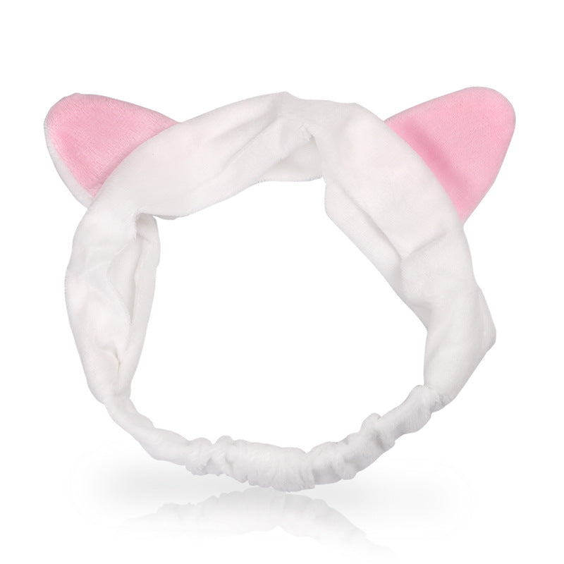 Band Cat Ears Wash Yoga Running Elastic Makeup Accessories