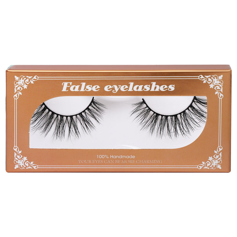 Package Mink Eyelashes Natural Long Thick False Lashes