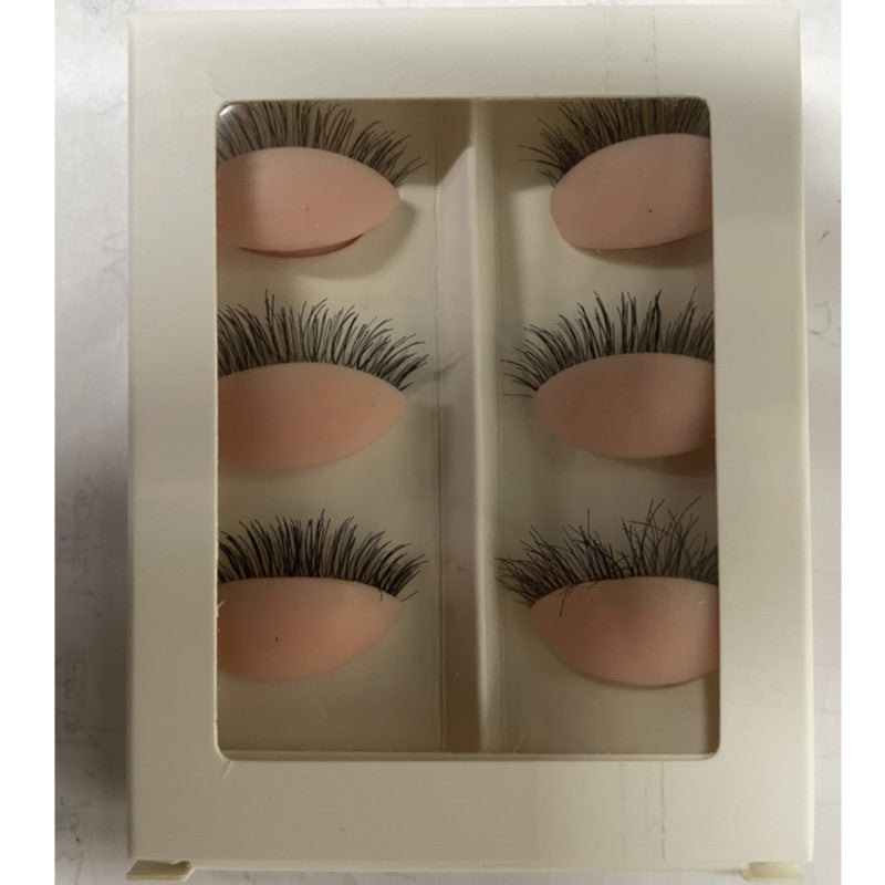 Mannequin Head Practice Replacement Eyelid Messy Eyelash Makeup Accessories