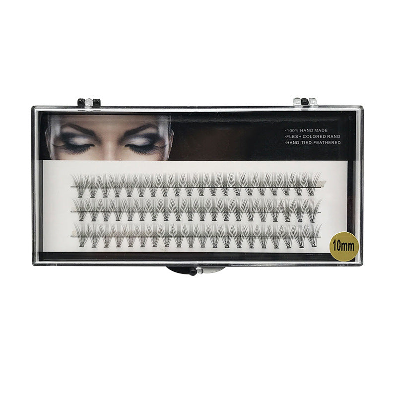 Eyelash Eyelashes Three Rows Soft Comfortable Fine Stem Not False Lashes